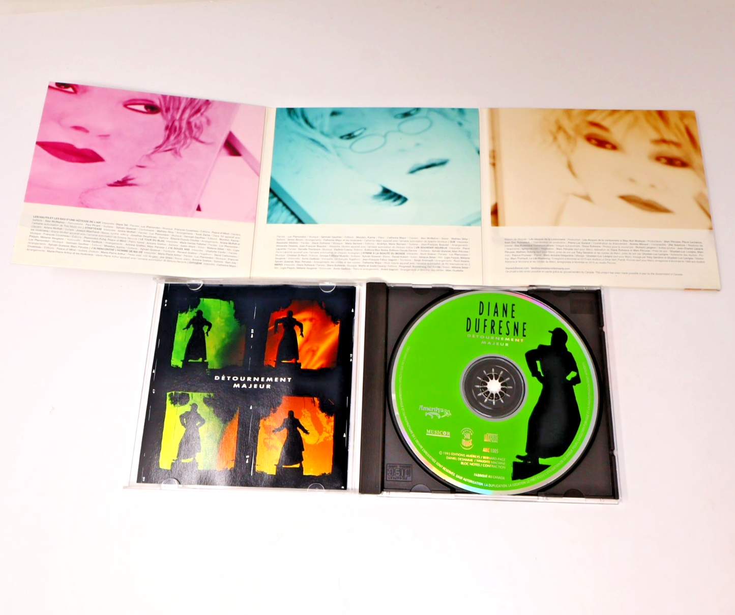 Diane Dufresne/Variés Lot 2 CD Détournement Majeur/Intemporelle Diane Dufresne
