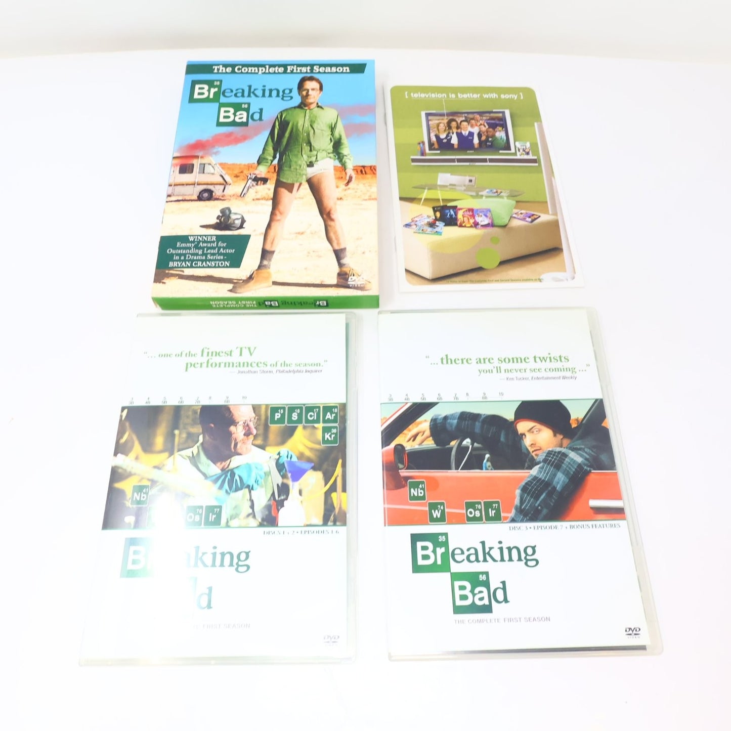 Breaking Bad 6 DVD Lot Complete Serie Seasons 1-5 TV Series Bryan Cranston NTSC