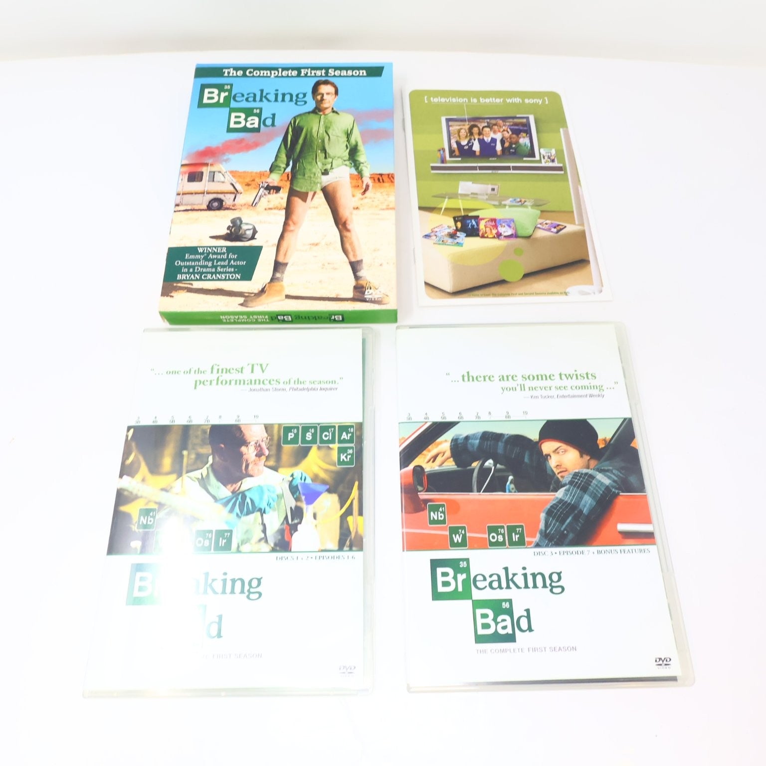 Breaking Bad 6 DVD Lot Complete Serie Seasons 1-5 TV Series Bryan Cranston NTSC