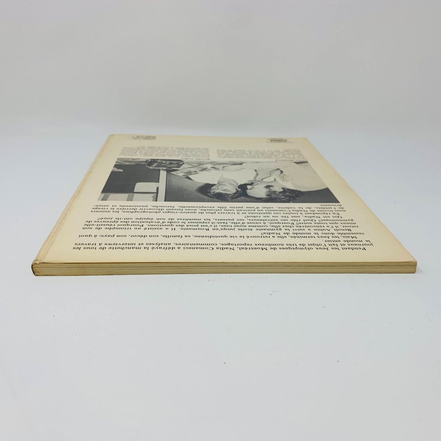 1976 Nadia Comaneci Collection Sport Livre Gymastique Montréal Olympique Aubin