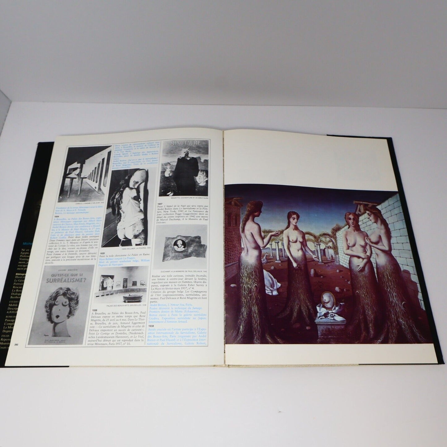 1975 Delvaux Catalogue de l'Oeuvre Peint de Michel Butor Hardcover HC Cosmos Art