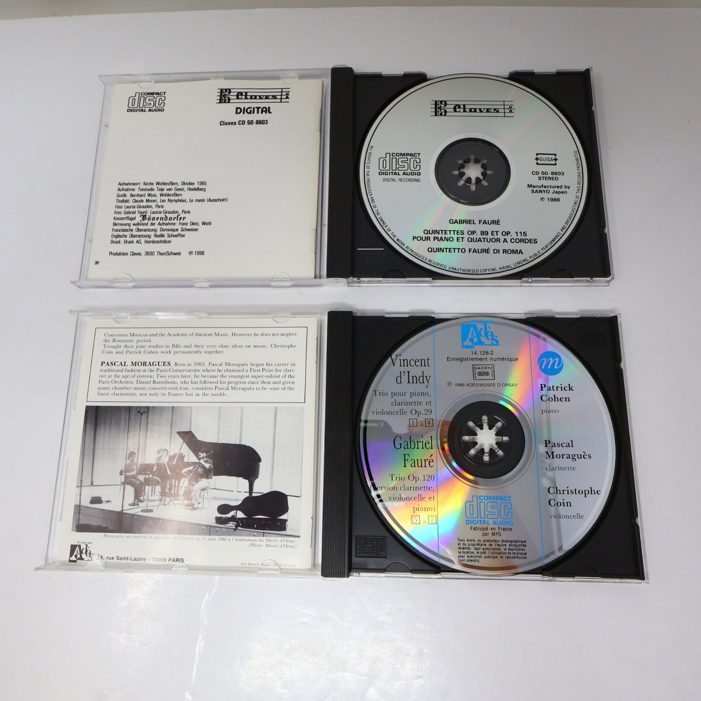 Gabriel Fauré 9 CD Lot Requiem/Violin Sonatas/Musique de Chambre/Piano Quartets