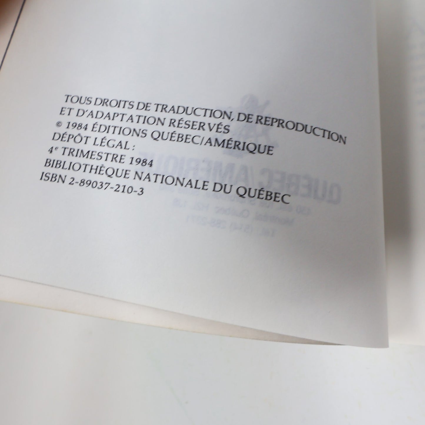 Gilbert la Rocque Lot 4 Livres Après la Boue/Nombril/Masques/Passager Roman 80s
