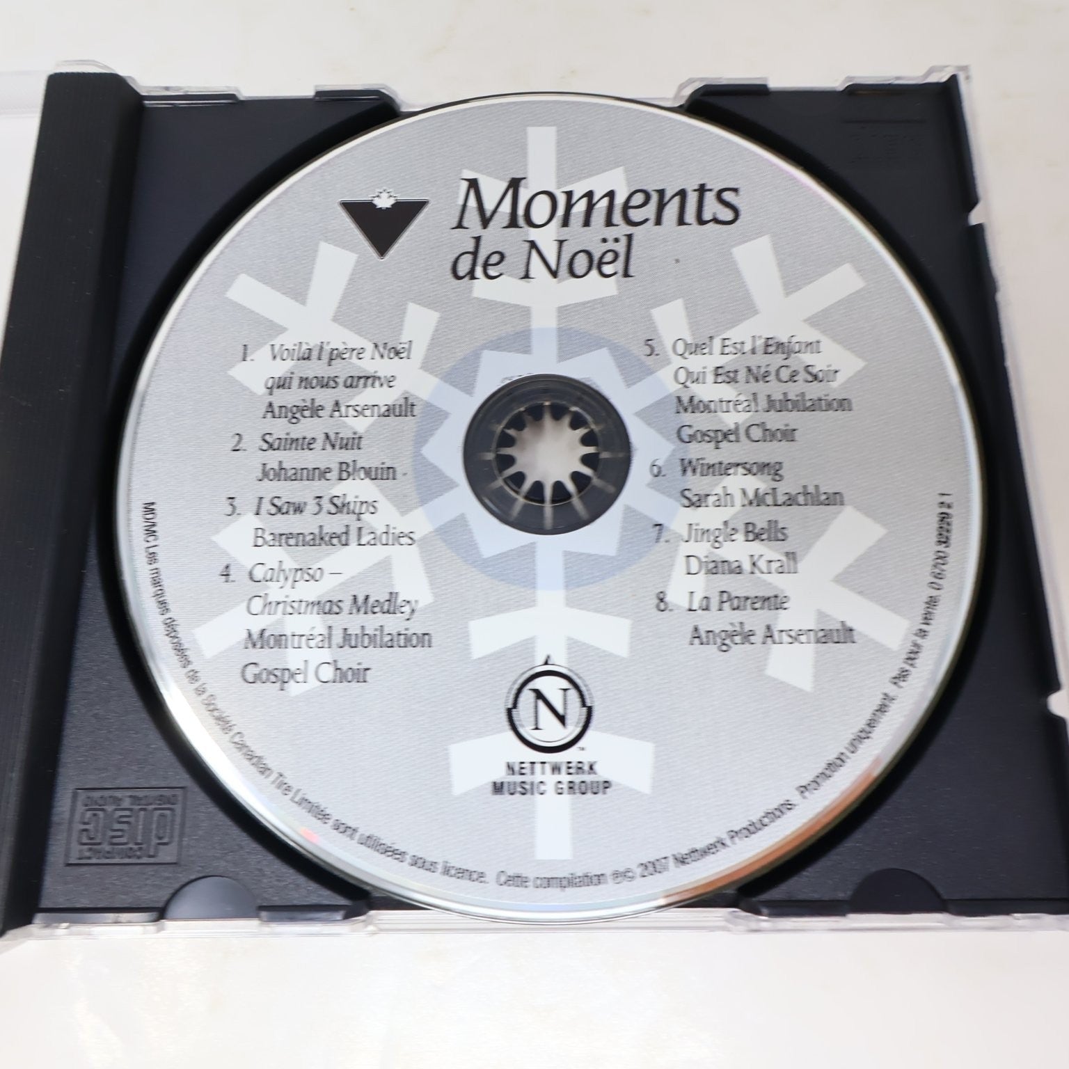 Moments de Noël Canadian Tire CD 2007 Christmas Angèle Arsenault/Barnaked Ladies