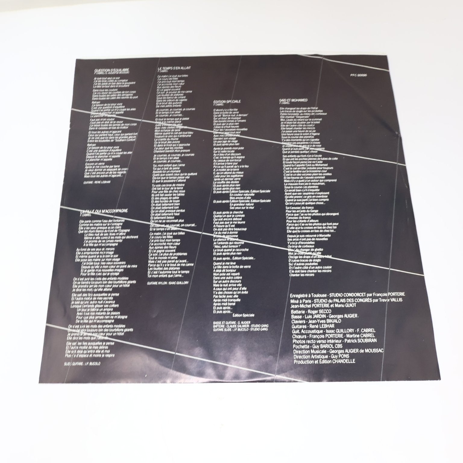 Francis Cabrel Quelqu'un de l'intérieur LP Record 1983 CBS French Pop PFC 90696