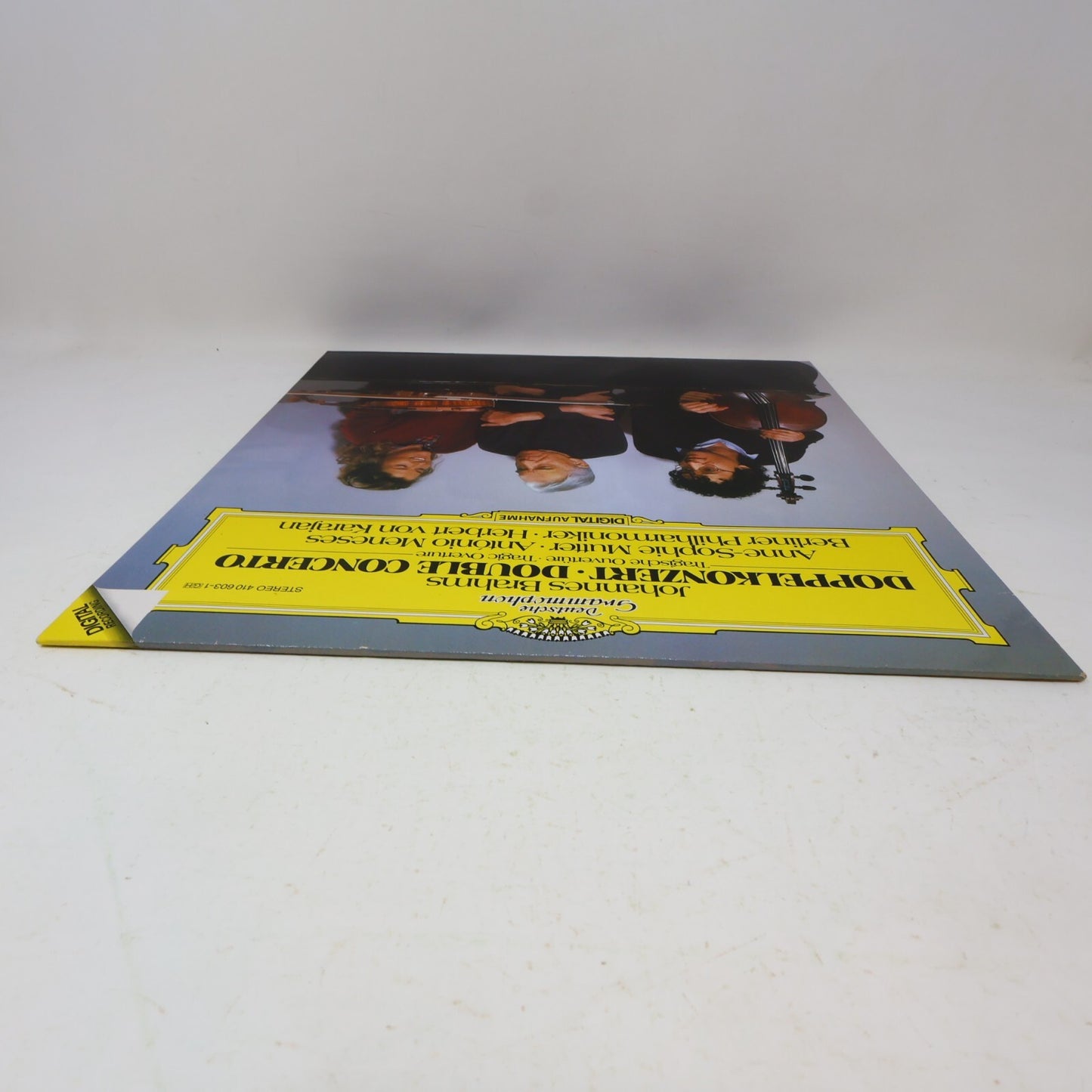 Herbert von Karajan Brahms Mutter Meneses Double Concerto LP Record 410 603-1