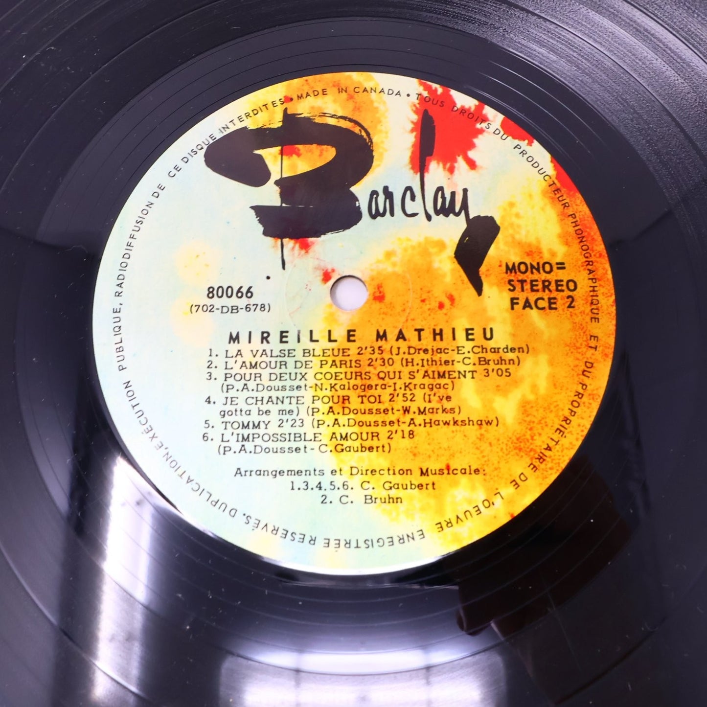 Mireille Mathieu Lot 4 Disques Bonjour Mireille/Première Étoile/Olympia/Chanson