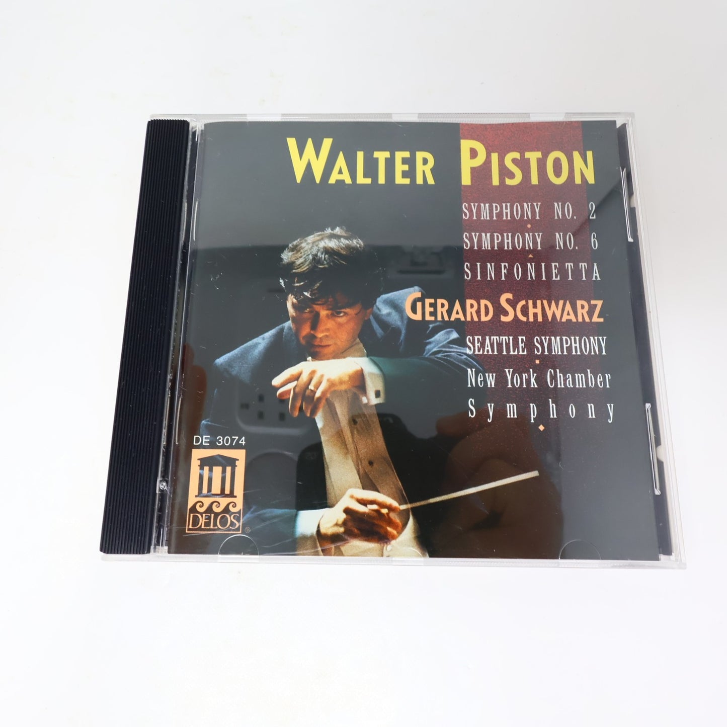 Walter Piston 3 CDs Lot Violin Concertos #1-2/Chamber Music/Symphonies 2 & 6