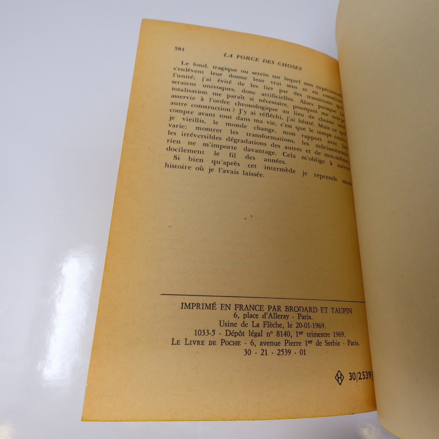Simone de Beauvoir Lot 4 Livres La Force des Choses 1-2/Les Mandarins 1-2 Roman