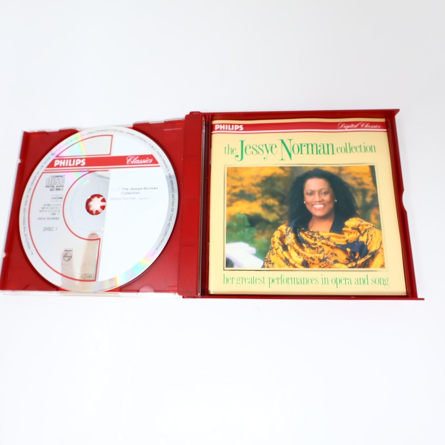 Jessye Norman 2 CD Lot Handel Schubert Schumann/The Jessye Norman Collection