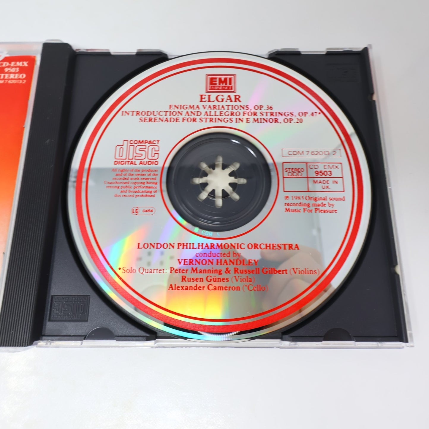 Sir Edward Elgar 7 CD Lot Enigma Variations/Falstaff/Symphony #1-2-3/Violin