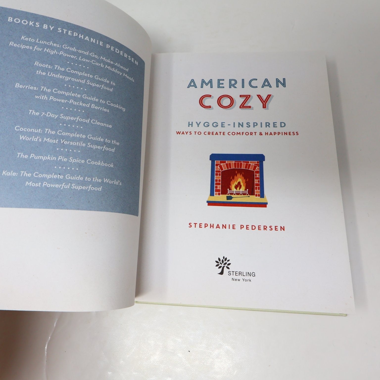 American Cozy Stephanie Pedersen 2018 Hardcover Hygge Comfort Happiness Sterling