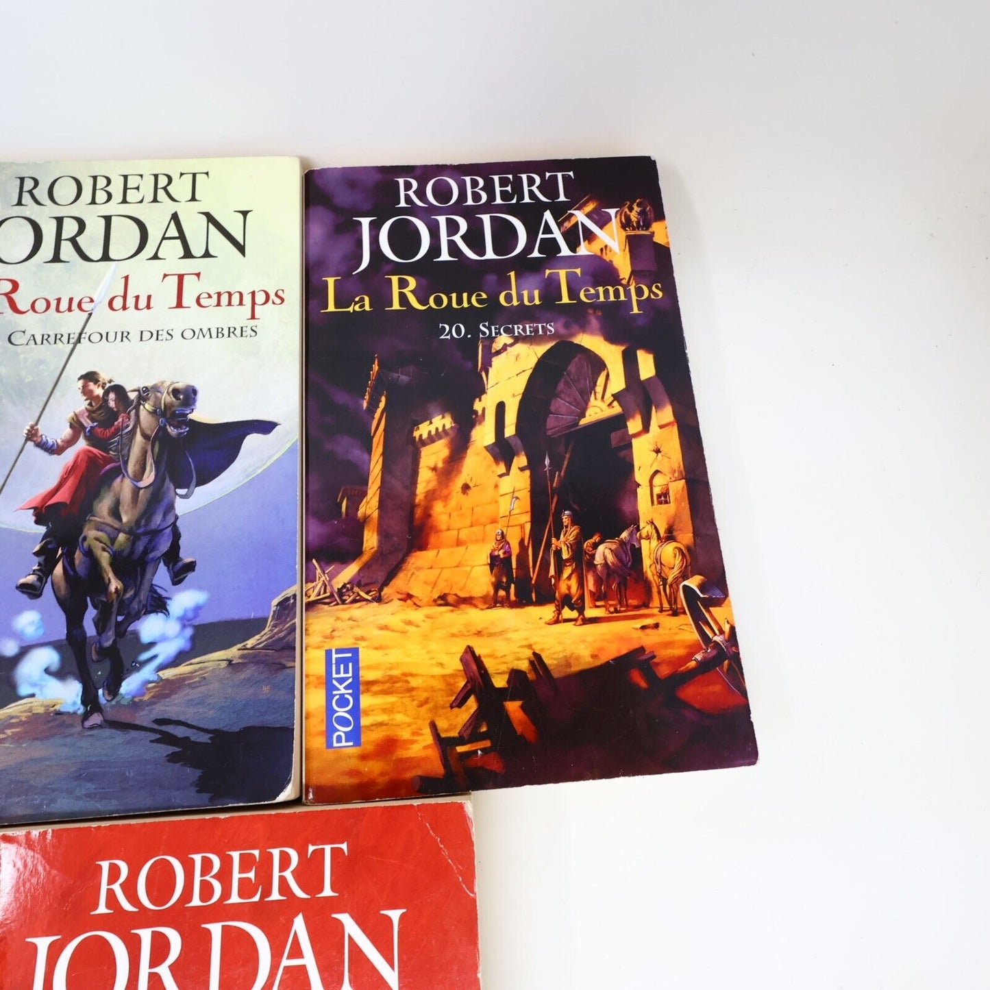 Lot 5 Livres La Roue du Temps #18-22 The Wheel of Time Robert Jordan Français PB