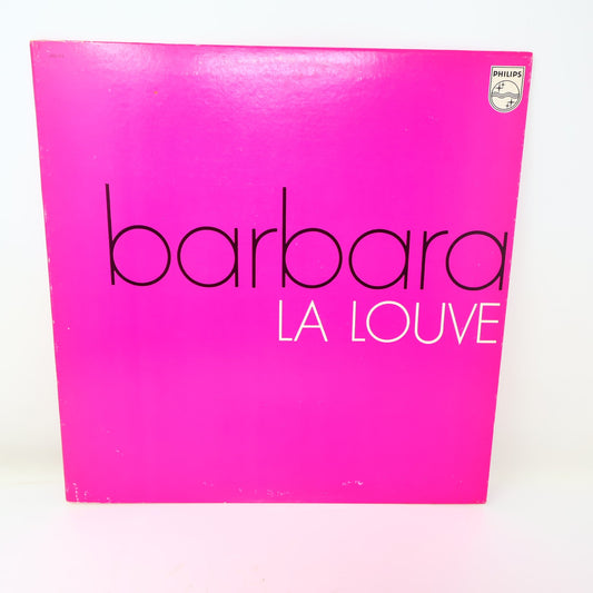 Barbara La Louve LP Record 1973 Philips French Chanson 33 RPM 6325 073 Excellent