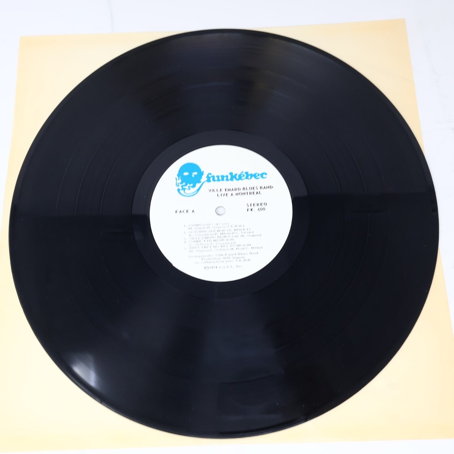 Ville Emard Blues Band Live À Montréal 1974 Disque 2x LP Record Vinyl Jazz/Rock
