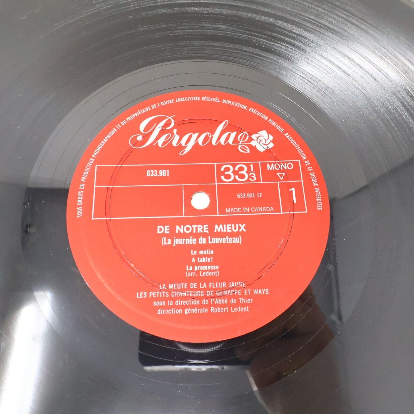 De Notre Mieux La Journée du Louveteau Chants du Scoutisme Disque LP 1967 Scouts
