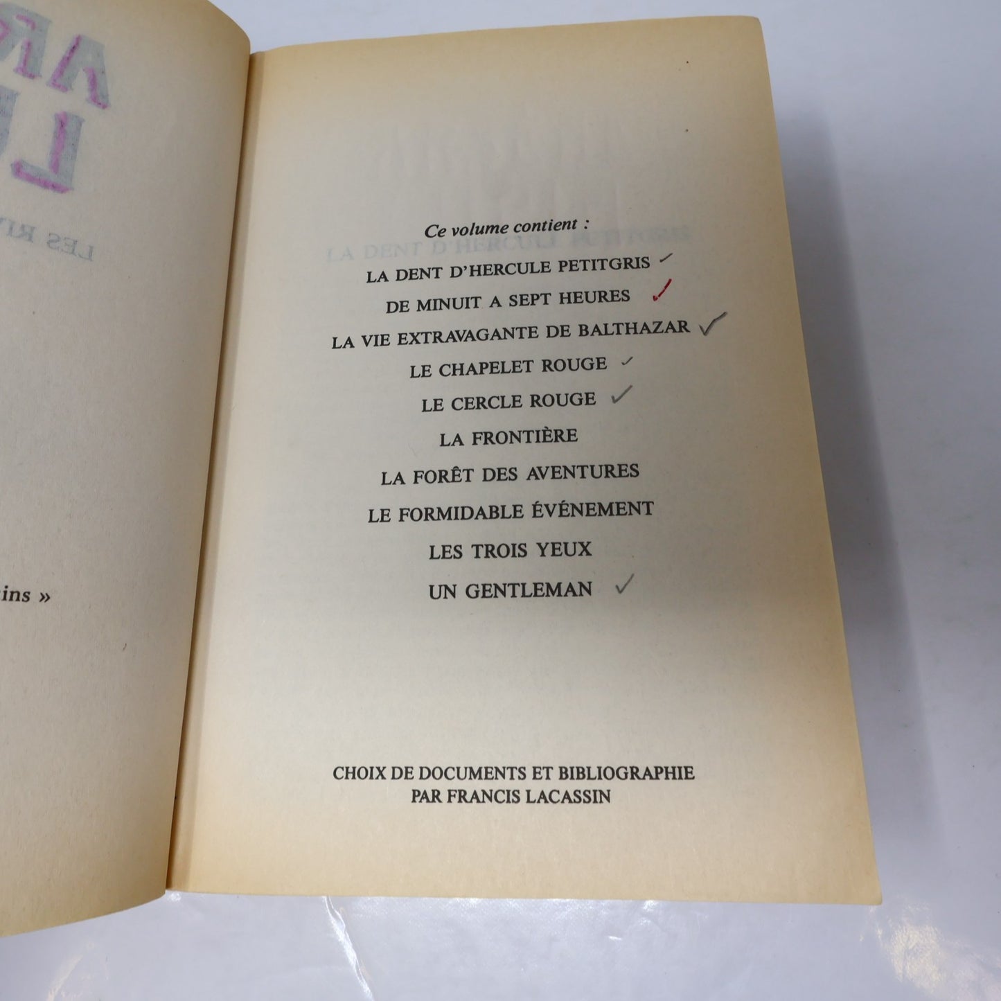 Les Rivaux d'Arsène Lupin Maurice Leblanc Arsène Lupin #5 Bouquins 1988 PB Livre