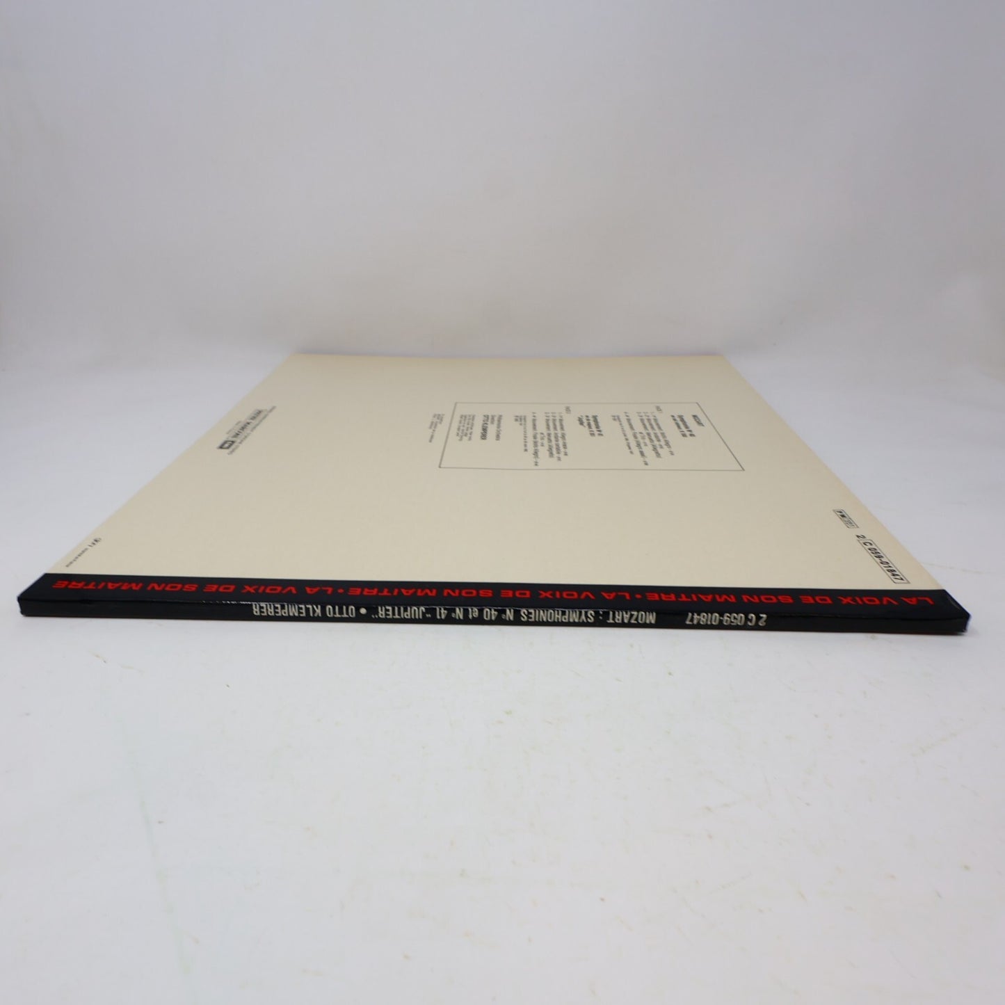Otto Klemperer Philharmonia Orchestra Mozart Symphonies 40-41 Record C 059-01847