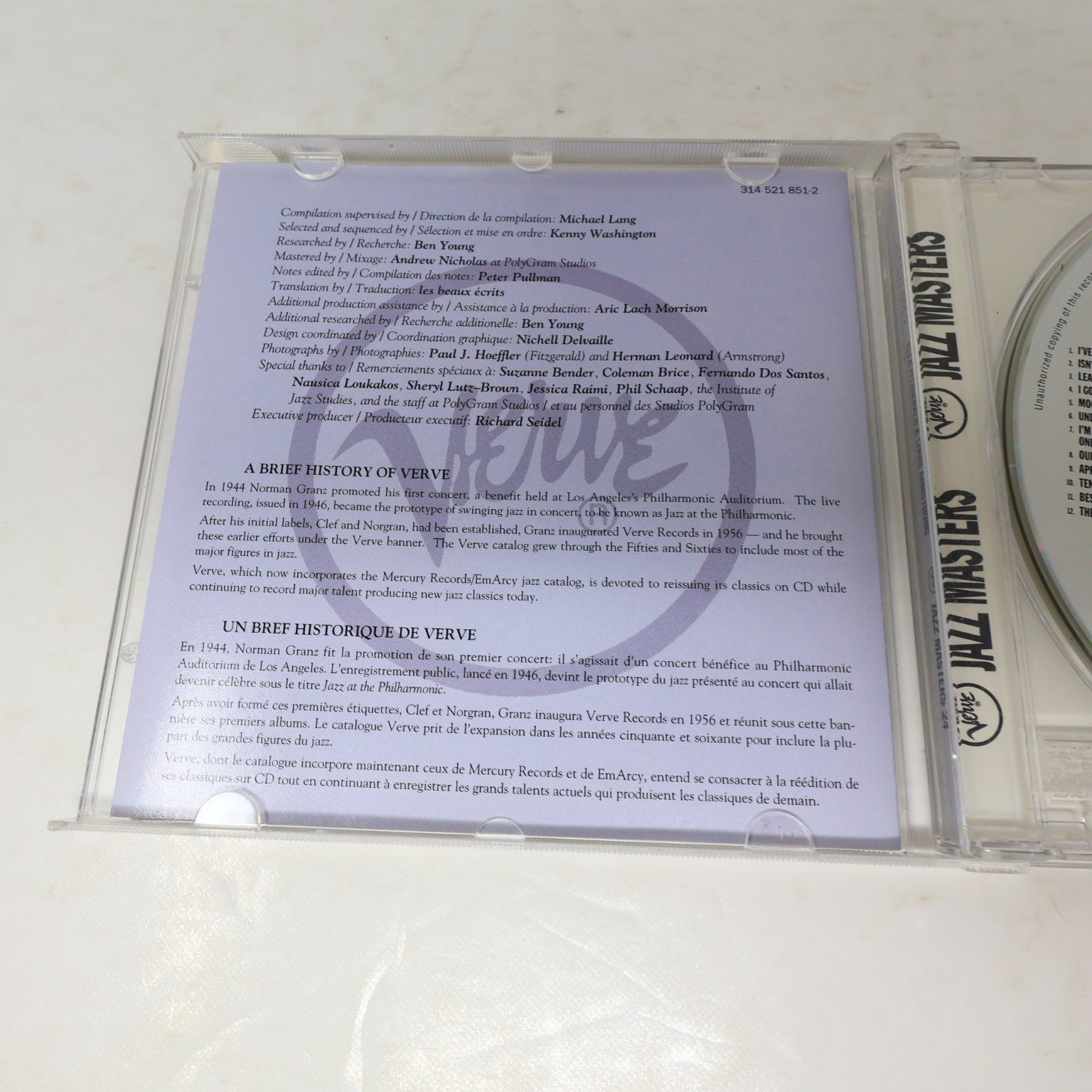 Ella Fitzgerald & Louis Armstrong Jazz Masters 24/Jazz & Blues 2 CD Lot