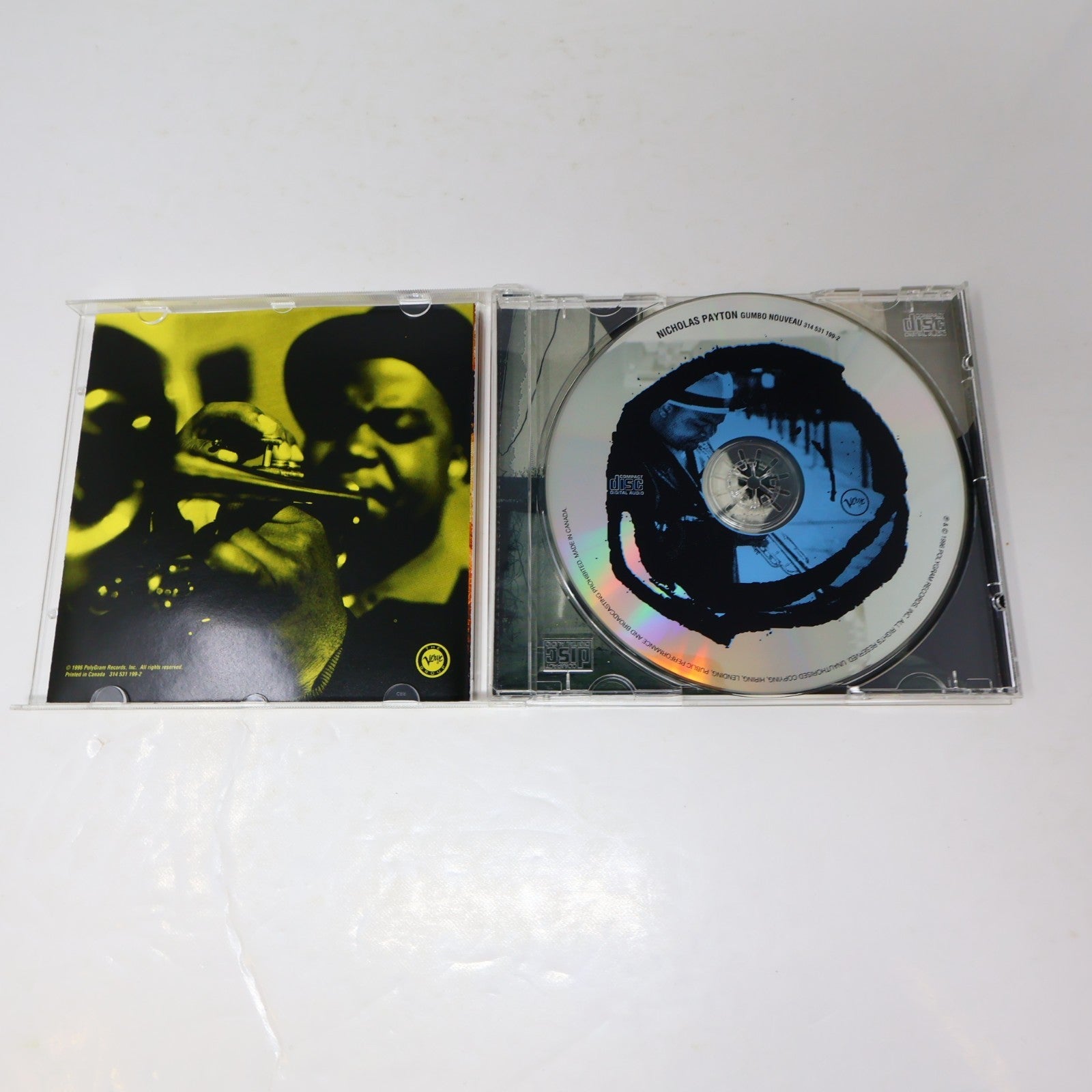 Nicholas Payton 2 CDs Lot Payton's Place/Gumbo Nouveau Jazz 1996 1998 Verve 90s