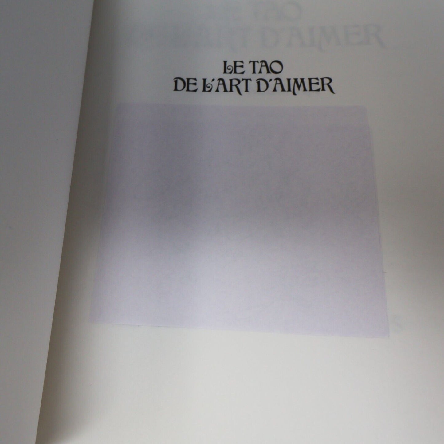 2000 Le Tao de l'Art d'Aimer de Jolang Chang Paperback PB Sexualité Français