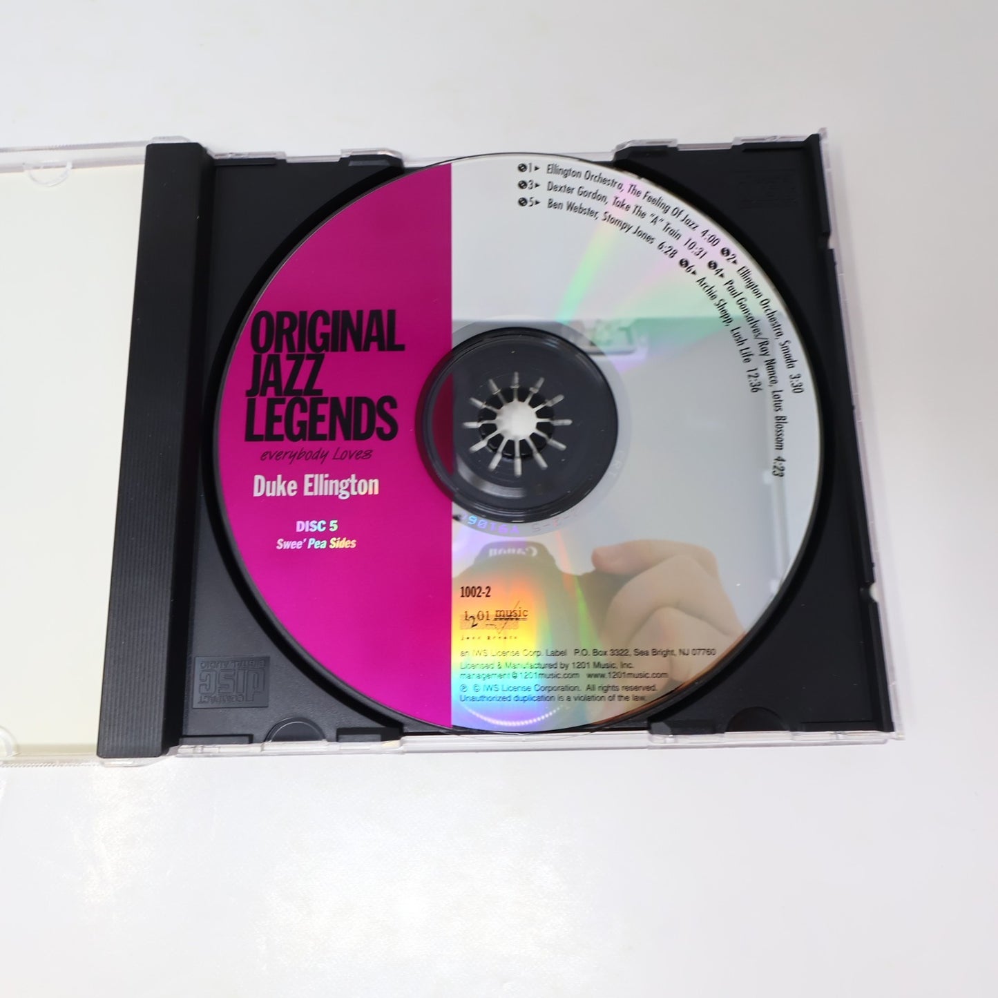 Everybody Loves Duke Ellington Volume 2 Original Jazz Legends 5 CD Set Tested