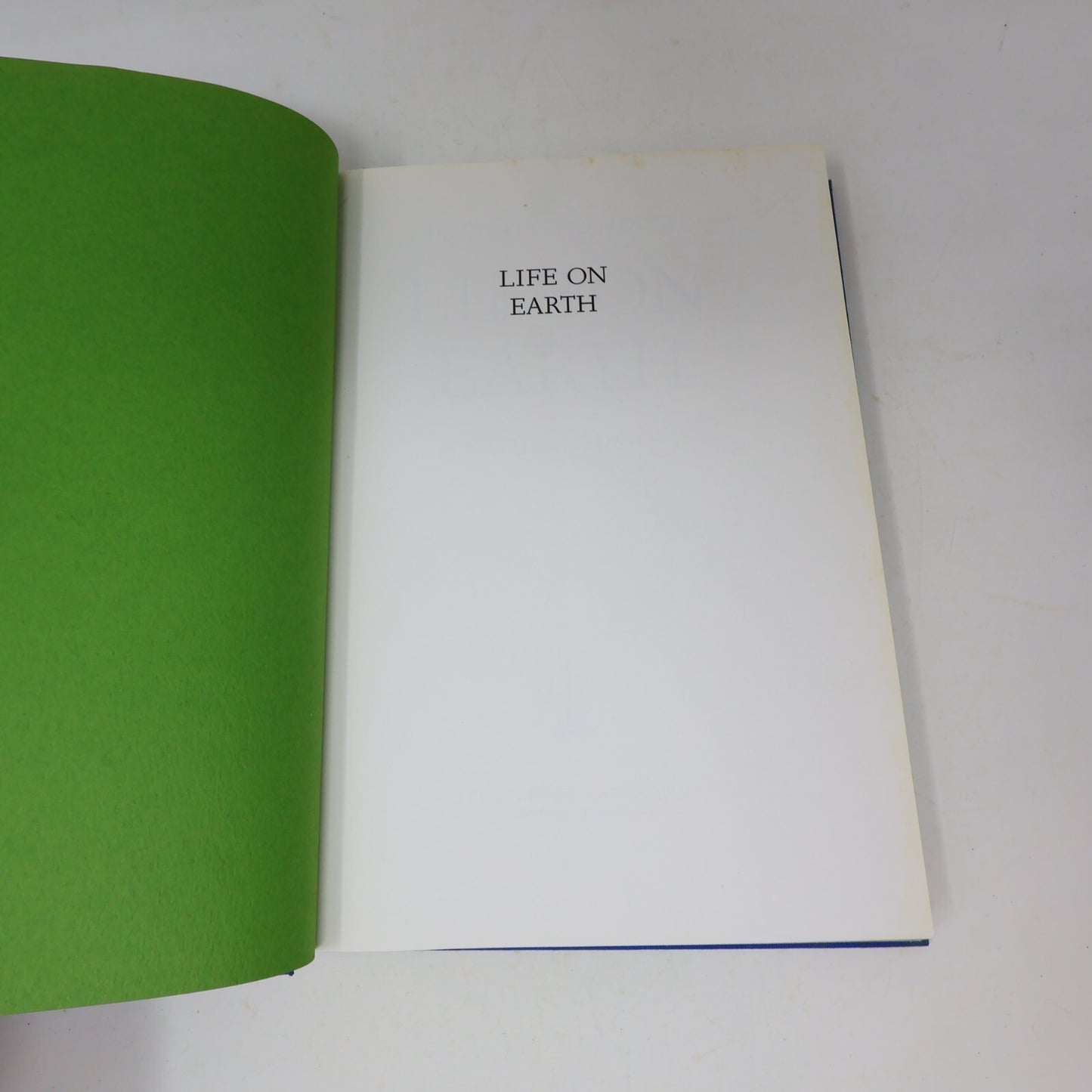 1979 Life on Earth a Natural History David Attenborough Little Brown Nature Book