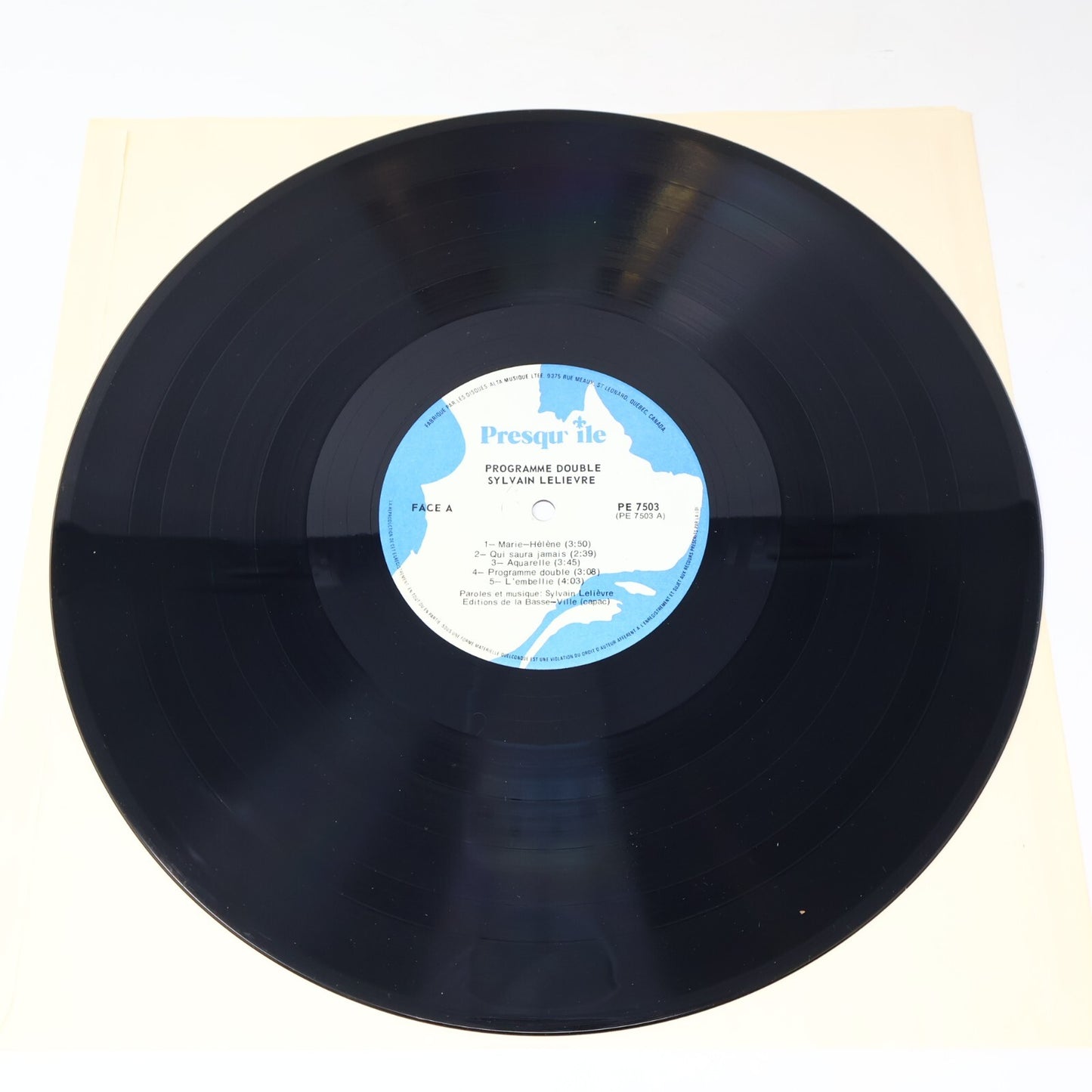 Sylvain Lelièvre Lot 6 Disques Petit Matin/Programme Double/Intersections Record