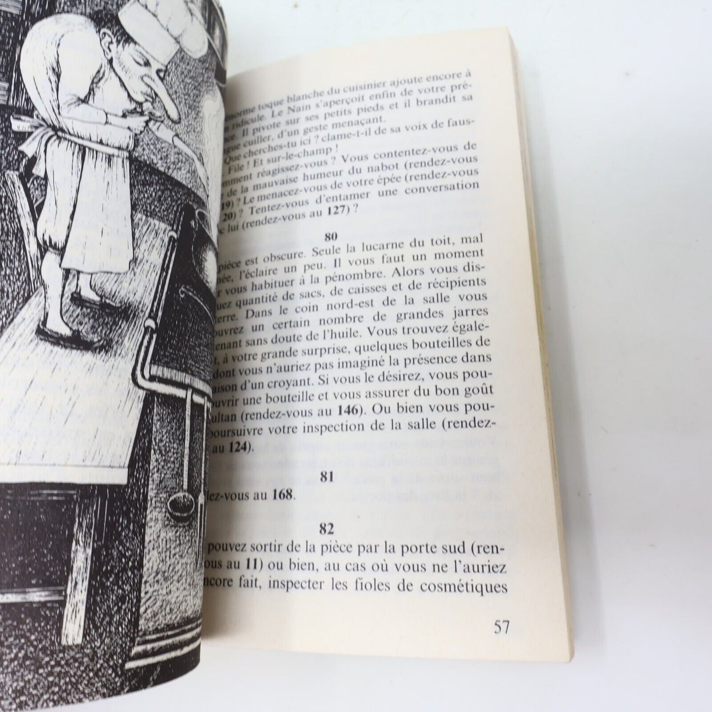 1985 L'Oeil Noir #3 La Fille du Calife LDVELH Jeu dont vous êtes le héros RPG PB