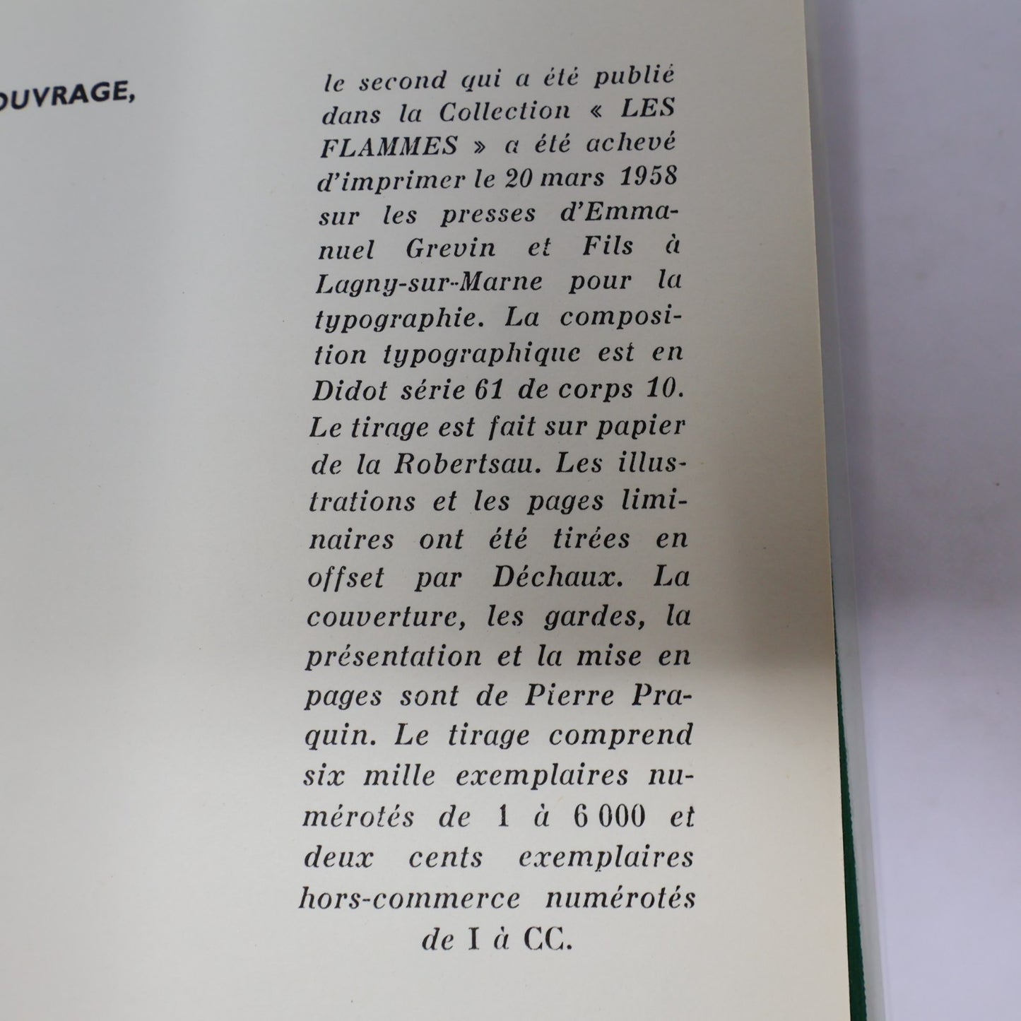 Messieurs les Ronds-De-Cuir Courteline Les Flammes Flammarion 1958 HC Numéroté