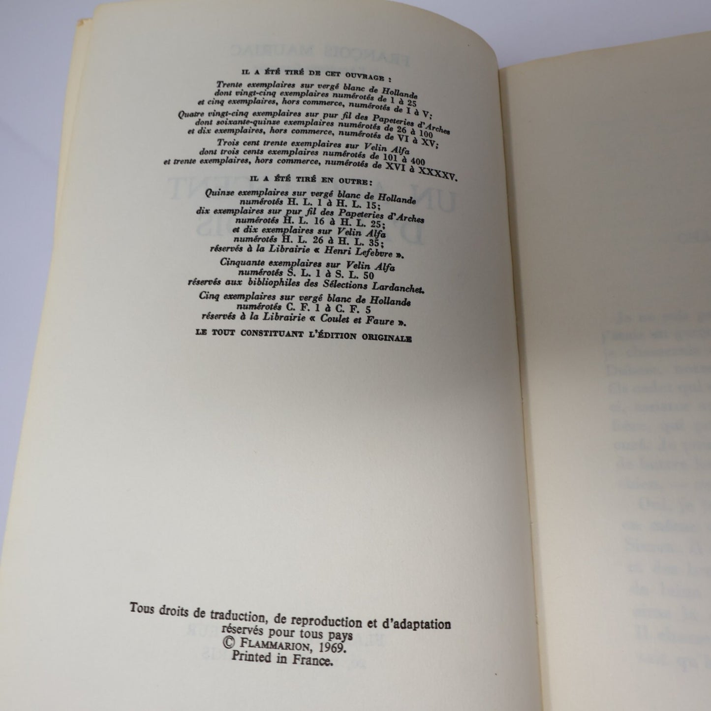 François Mauriac Lot 8 Livres Préséances/Mystère Frontenac/Anges Noirs Roman 60s