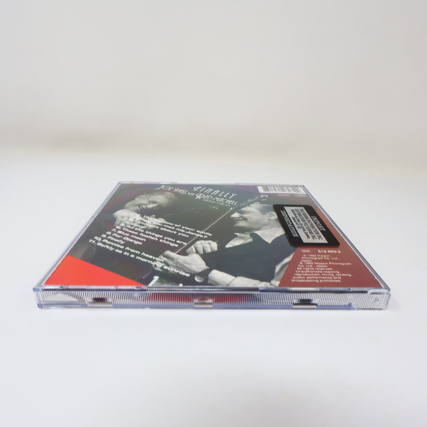 Finally Live in Stockholm CD Joe Pass/Red Mitchell EmArcy 1992 512 603-2 90s