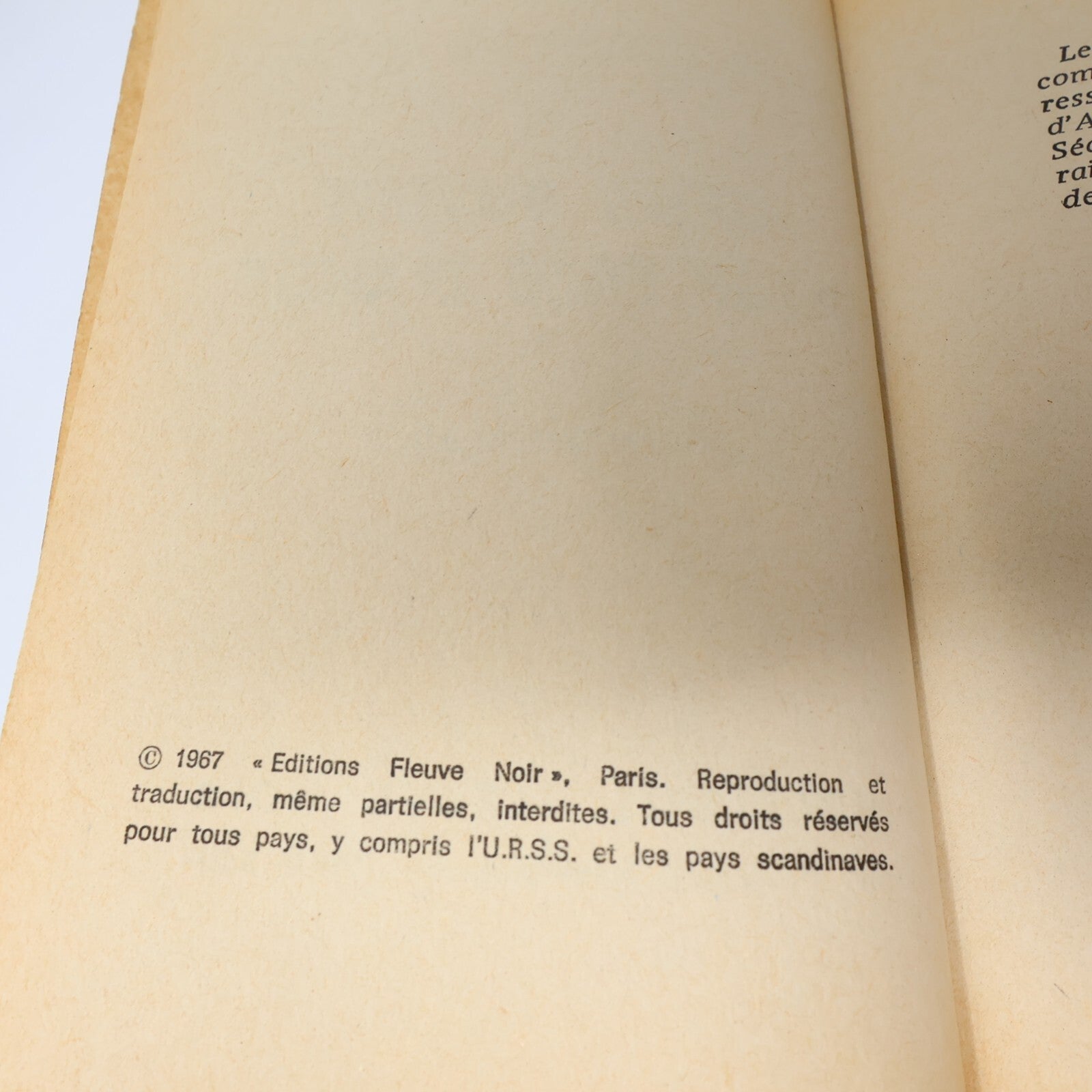 1967 Coeur Ouvert pour Face d'Ange Adam Saint-Moore Fleuve Noir Espionnage Livre