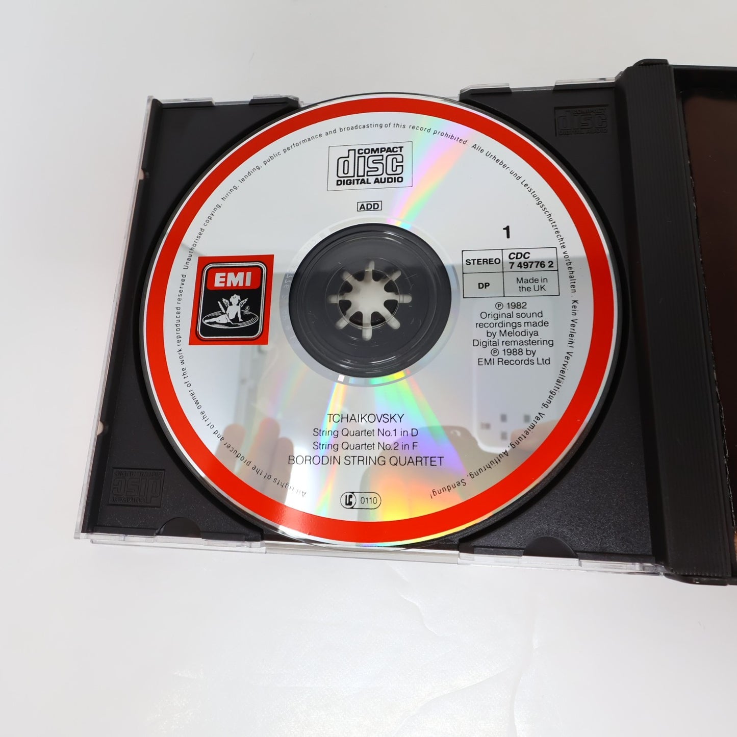 Tchaikovsky Borodin String Quartets 1-3 Souvenir de Florence/Streichquartette CD