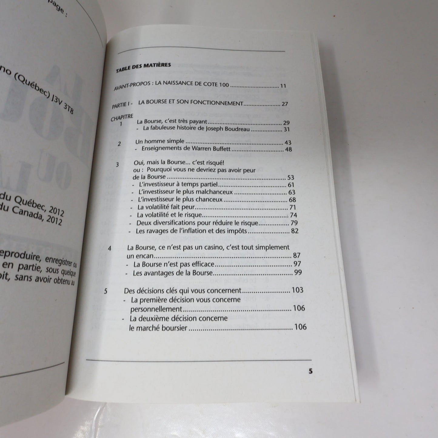 La Bourse ou la Vie les Secrets d'un Investisseur Guy & Philippe le Blanc 2012