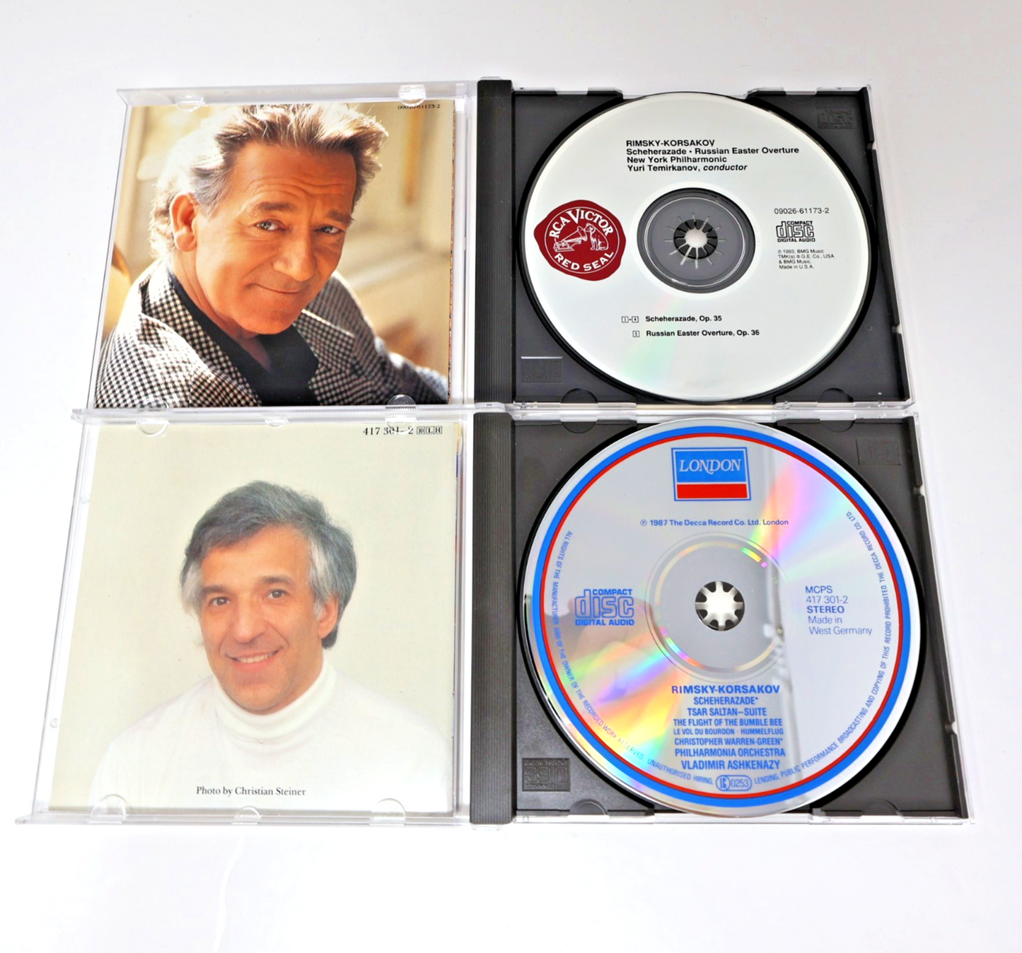 Rimsky-Korsakov Scheherezade 2 CD Lot Yuri Temirkanov/Ashkenazy/Warren-Green 80s