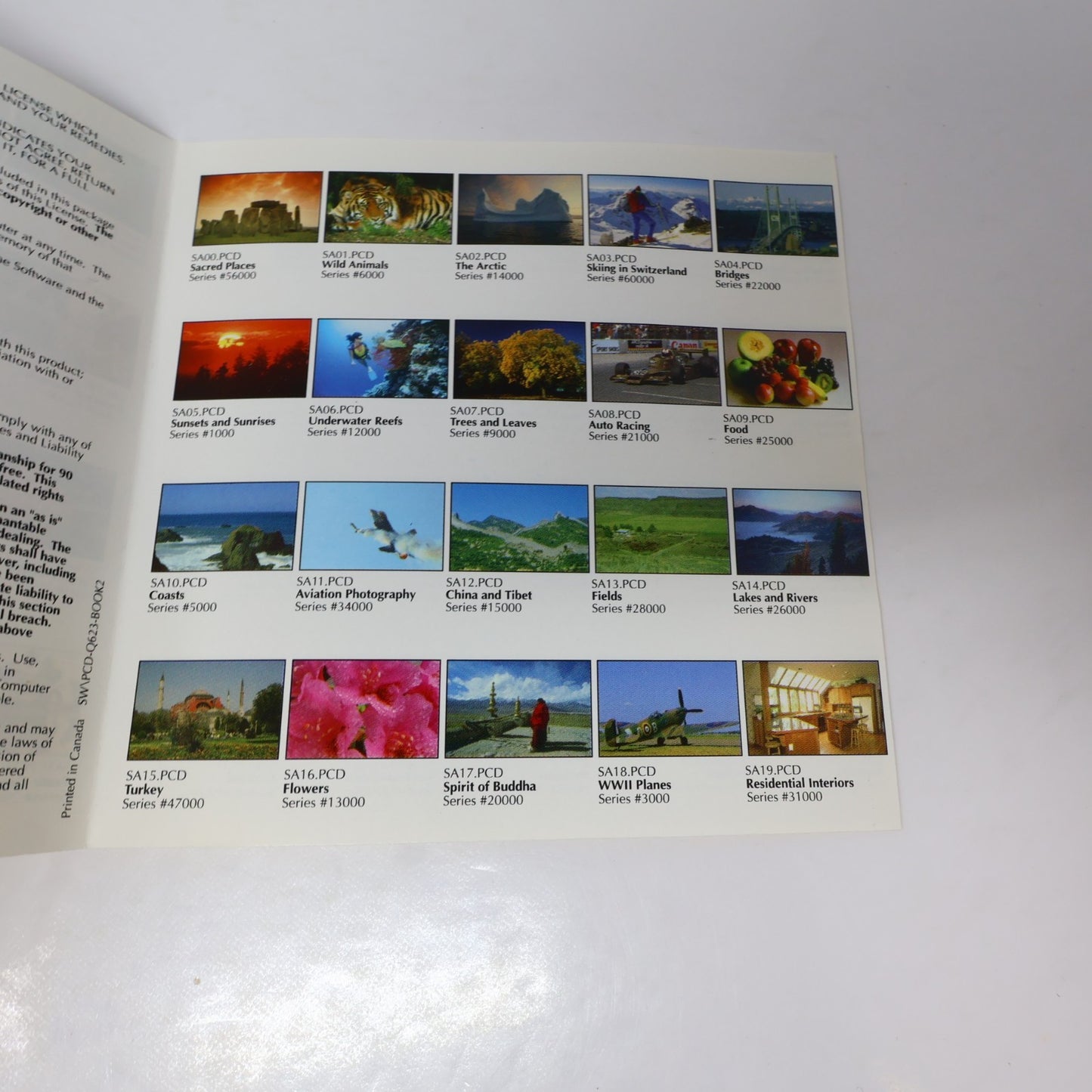 Corel Professional Photo CD-Rom Sampler 1 Limited Ed. For Older Win/Mac OS 1994