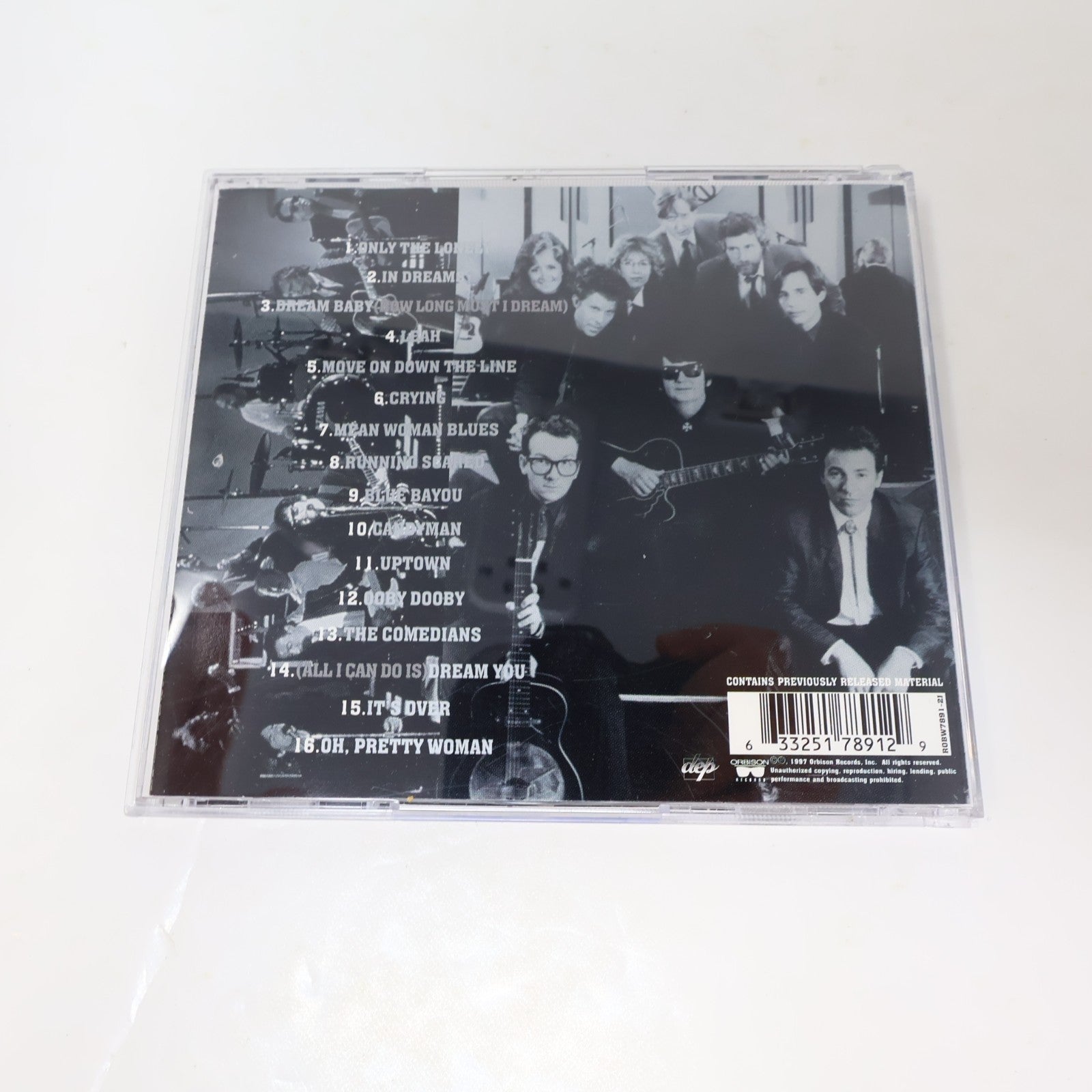 Roy Orbison 2 CDs Lot Black & White Night/For the Lonely 18 Greatest Hits Pop