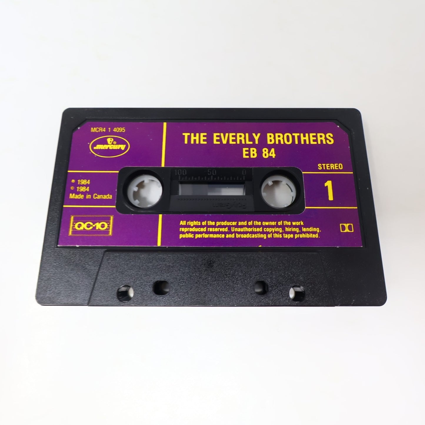 The Everly Brothers EB 84 Cassette 1984 On The Wings Of A Nightingale/Asleep