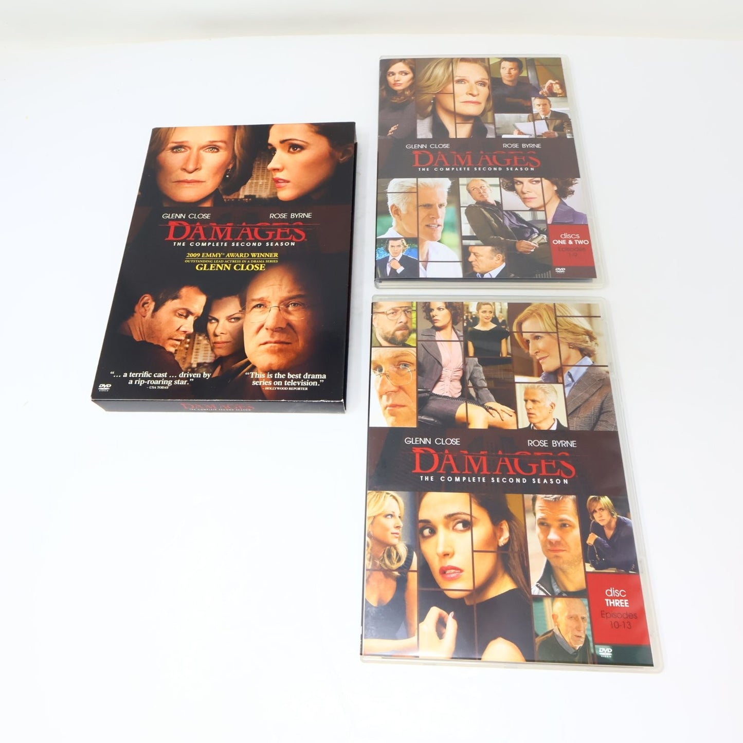 Damages DVD Complete Series Seasons 1-5 Glenn Close Rose Byrne 2007-2012 NTSC