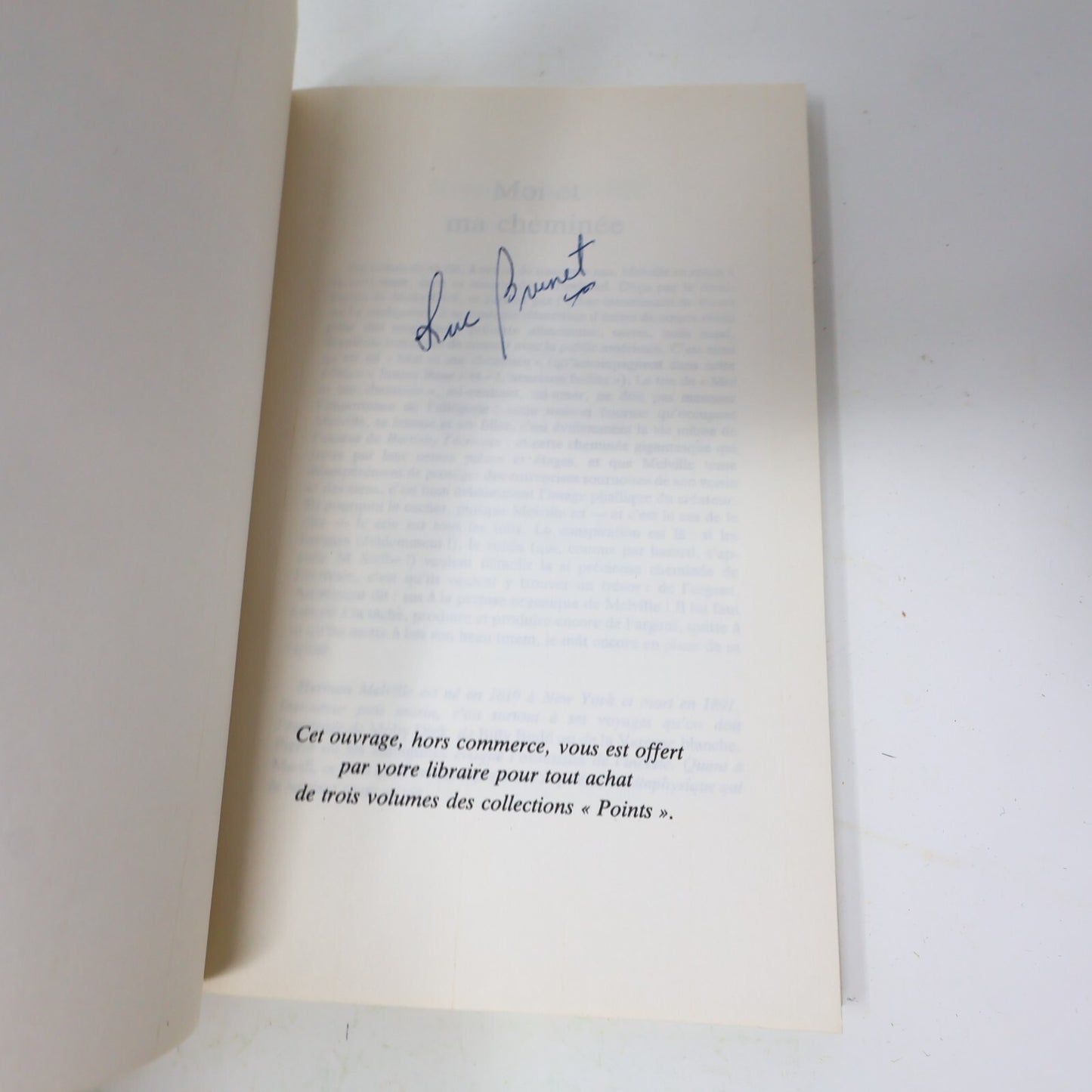 1984 Moi et ma Cheminée Herman Melville Seuil Littérature Française Nouvelles PB