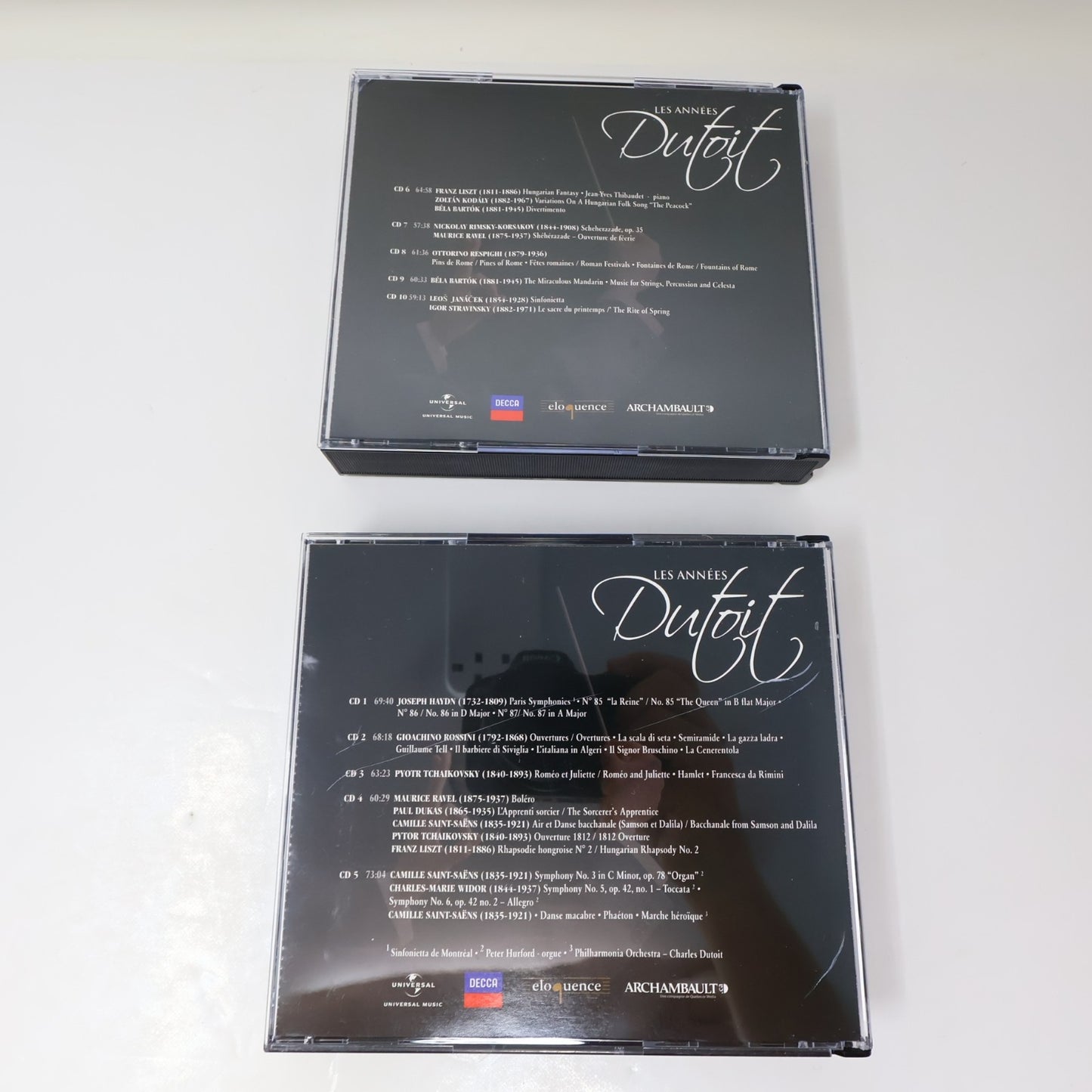 Charles Dutoit Lot 2 CD Dutoit-Montréal Chez Decca 20 Ans Déjà/Les Années Dutoit