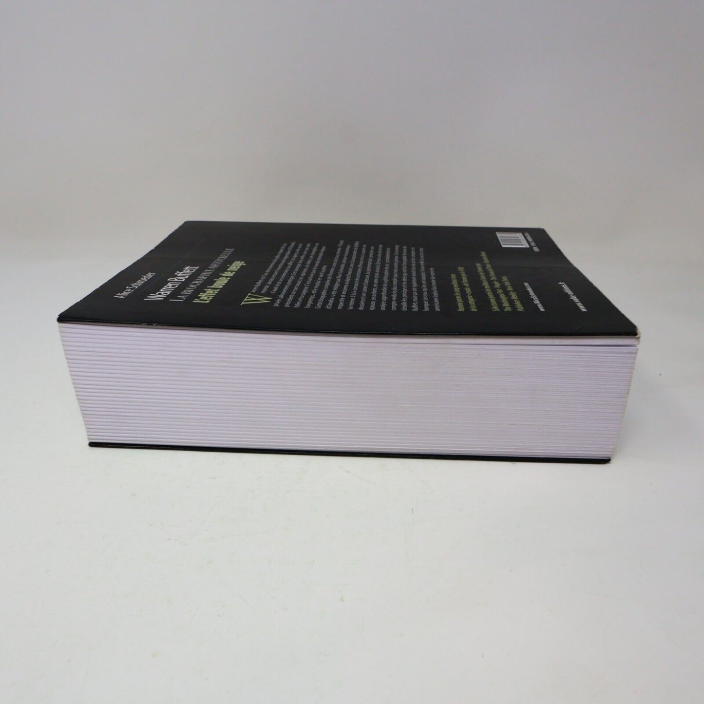 2010 Warren Buffett l'Effet Boule de Neige de Alice Schroeder Paperback PB Valor