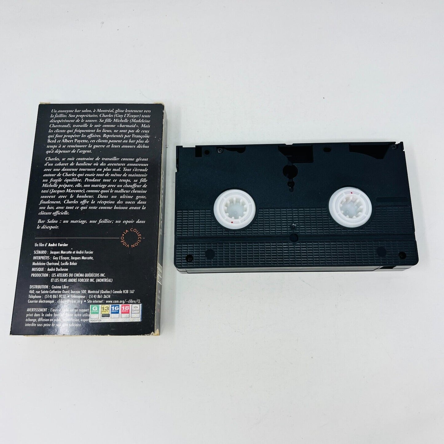 Bar Salon VHS Testé Film de André Forcier Cinéma D'ici Québec Jacques Marcotte