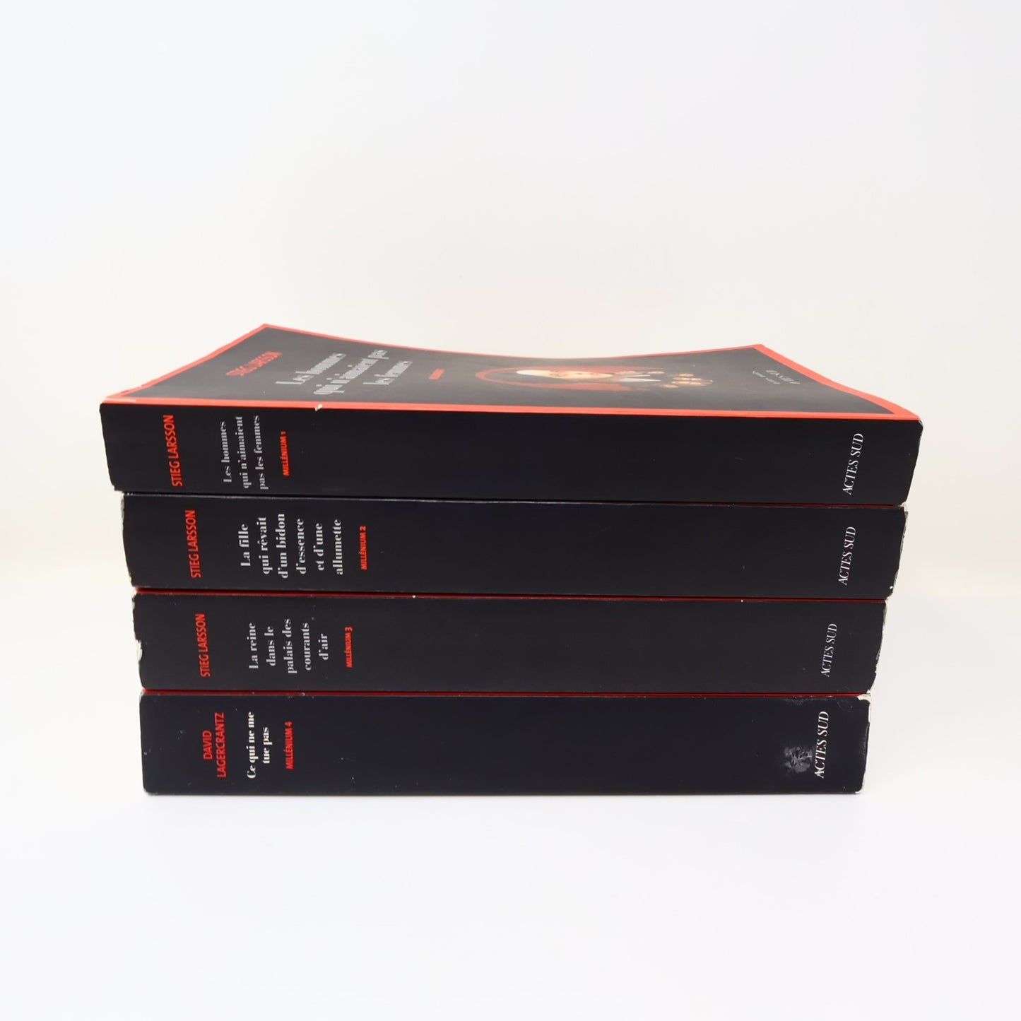 Millénium #1-4 Lot 4 Livres Stieg Larsson/David Lagercrantz PB Français French