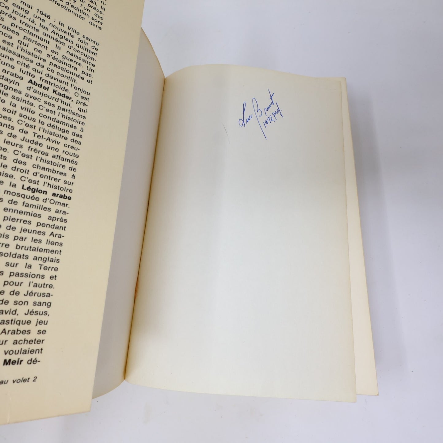 Dominique Lapierre/Larry Collins Lot 2 Livres Ô Jérusalem/Cette Nuit la Liberté