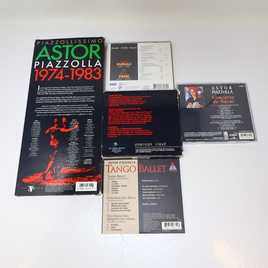Astor Piazzolla 5 CDs Lot The Last Masterpieces/Piazzollissimo 1974-1983 Latin
