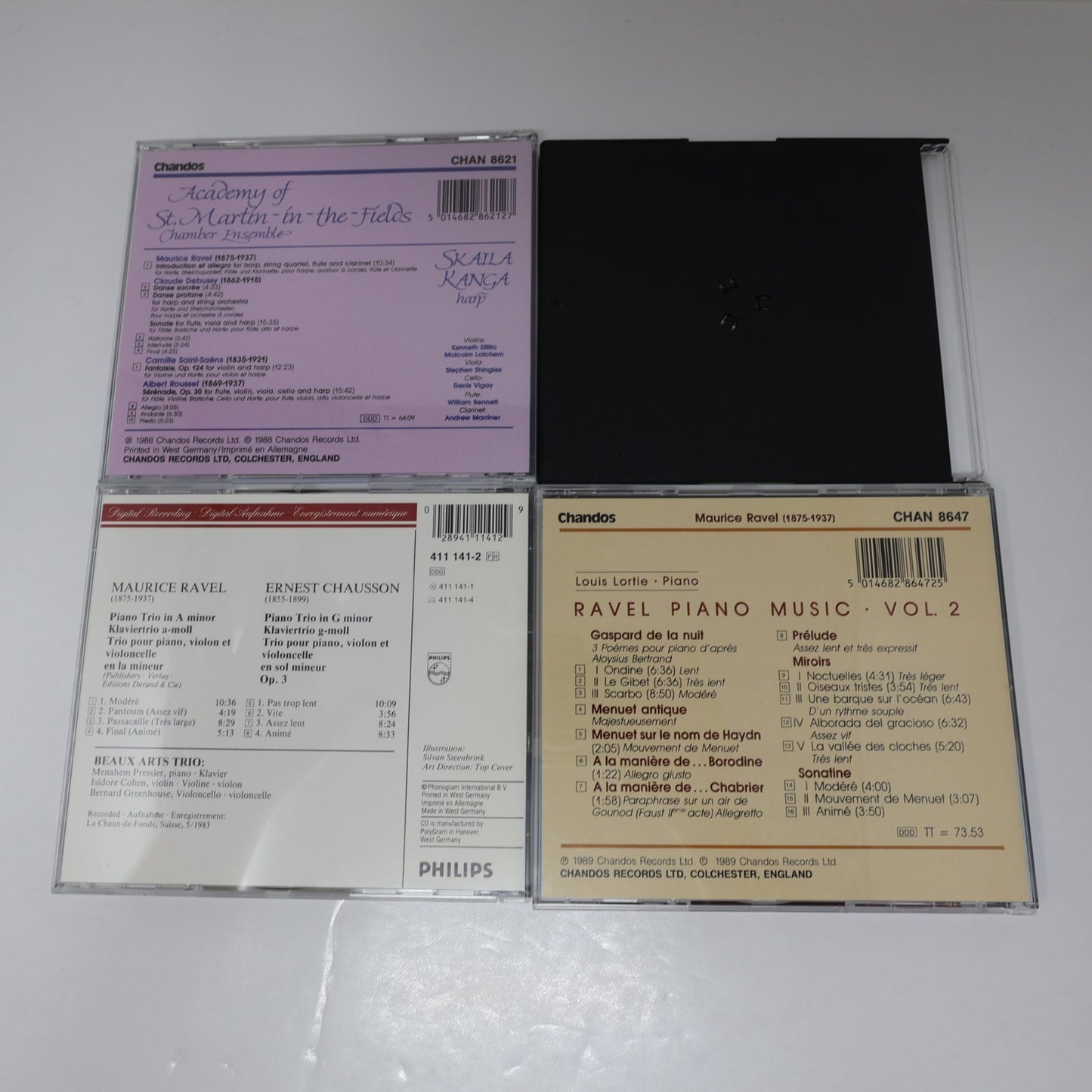 Ravel 6 CD Lot Louis Lortie/Charles Dutoit/André Prévin Piano Music #1-2/Bolero