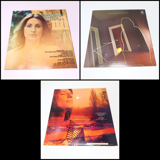 Catherine Lara Lot 3 Disques Nil/Coup D'feel/Éponyme LP 1972-1979 CBS 33RPM