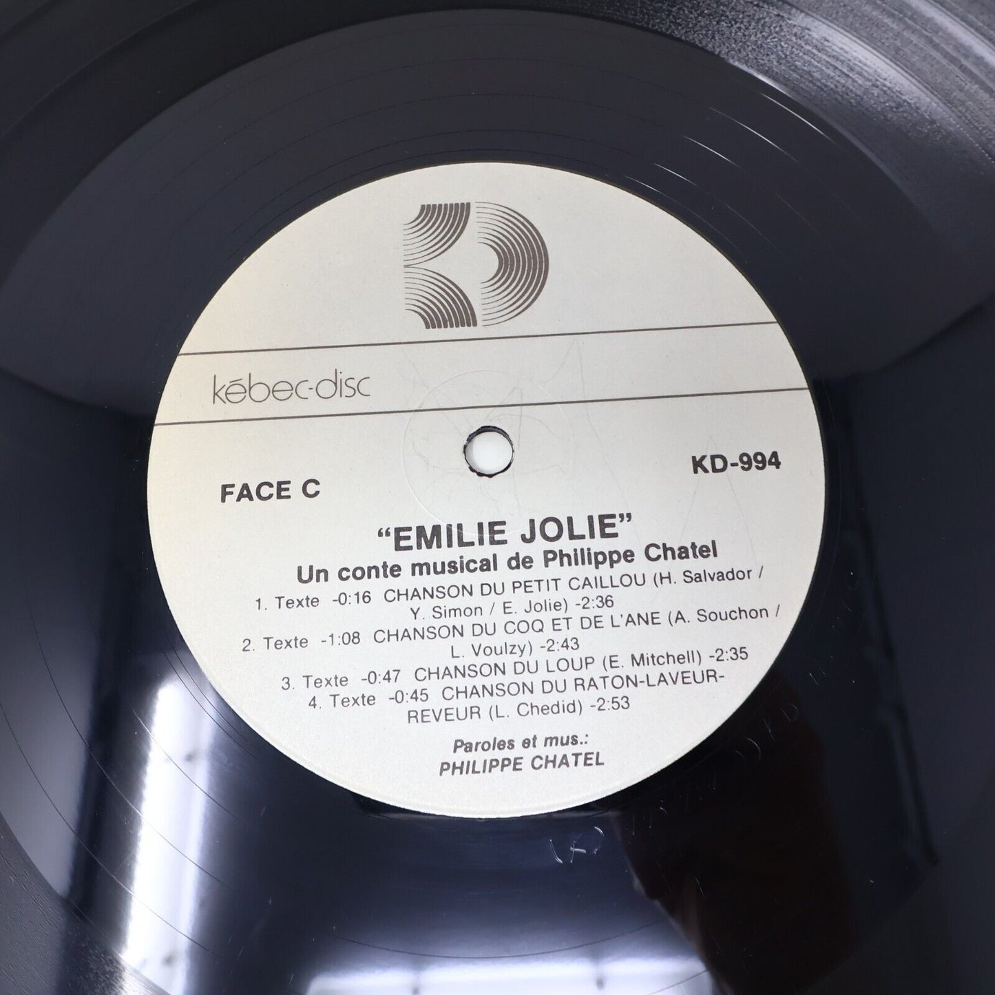 Émilie Jolie Philippe Chatel/Henri Salvador/Françoise Hardy 2 Disques LP Enfants